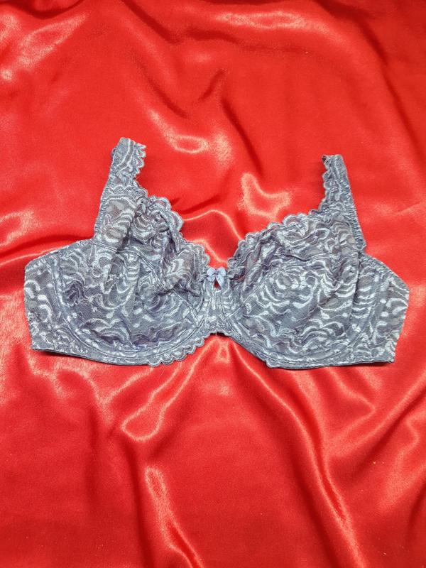 Идеальный синий синій кружевной винтажный сексуальный бюстгальтер ...