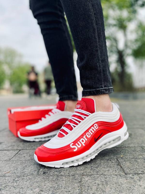 👉 nike air max 97 х supreme 💣 — цена 990 грн в каталоге Кроссовки ✓ Купить  мужские вещи по доступной цене на Шафе | Украина #92172507