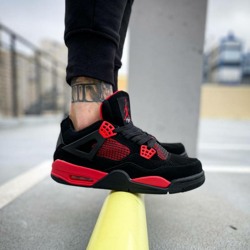 Найк джордан 4 ретро женские кроссовки nike air jordan 4 crimson red ...