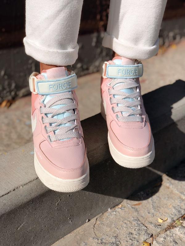 Nike air force 1 high top pink hotsell