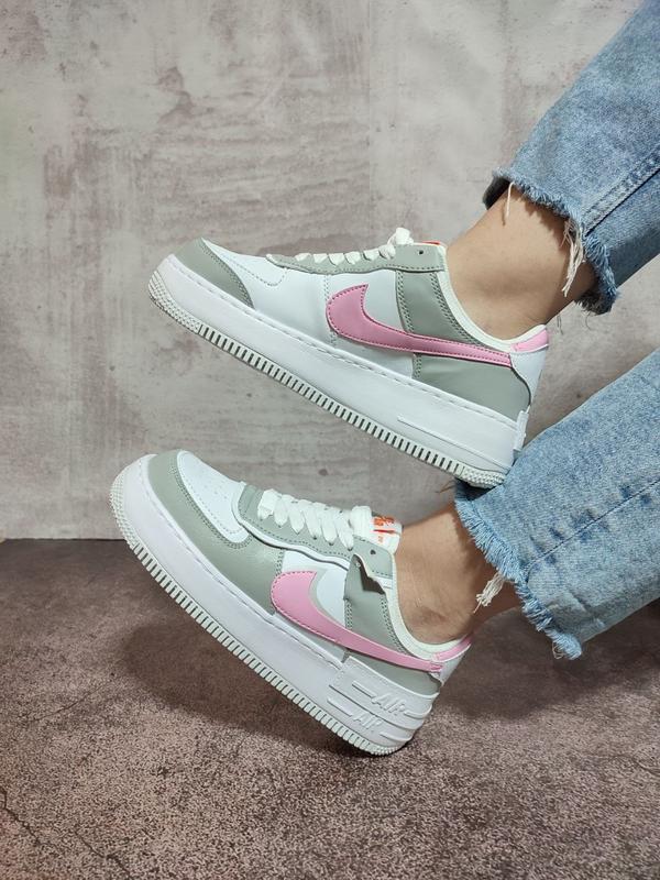 Air force 1 shadow pink and grey hot sale