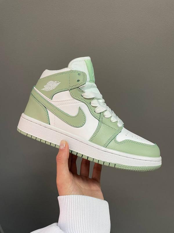 Високі джордани шкіра высокие джорданы найк морская пена nike air ...