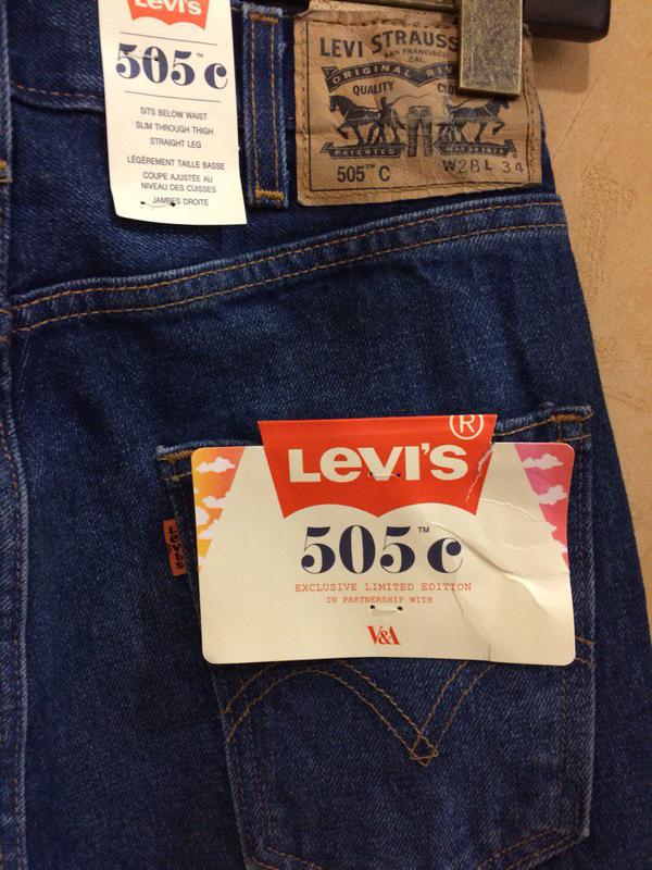 levi's 505c orange tab