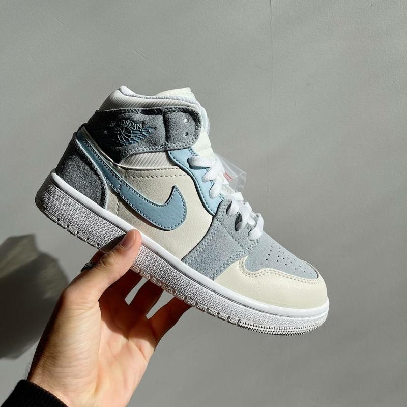 jordan 1 mid mixed blue