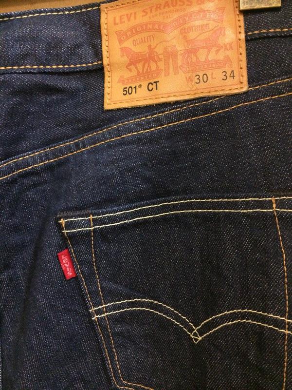 levis 501 ct tapered