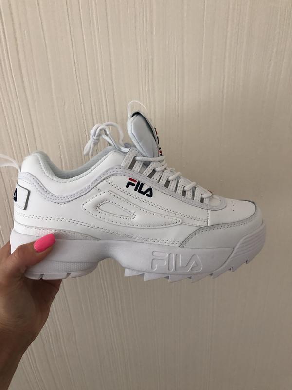 белые кроссовки fila цена
