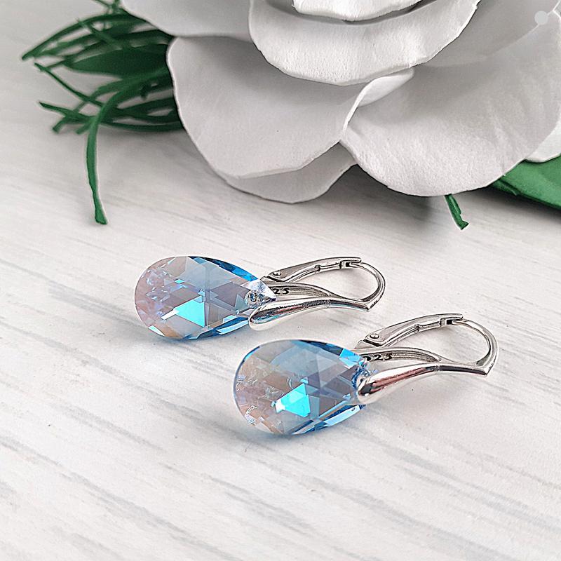 Срібні сережки swarovski — ціна 751 грн у каталозі Сережки Купити ...