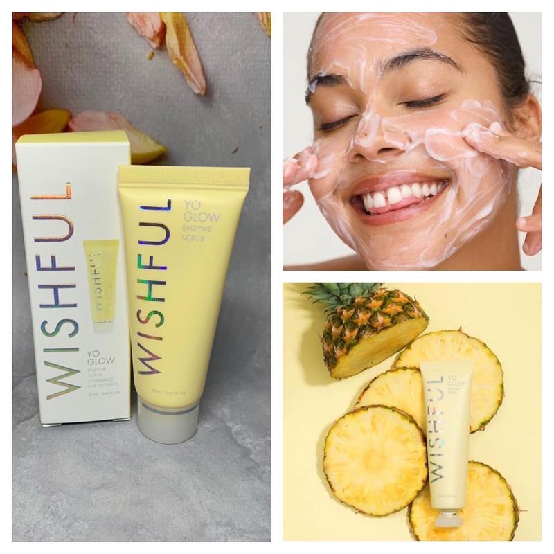 Энзимный скраб для лица wishful yo glow enzyme scrub — цена 1135 грн в ...