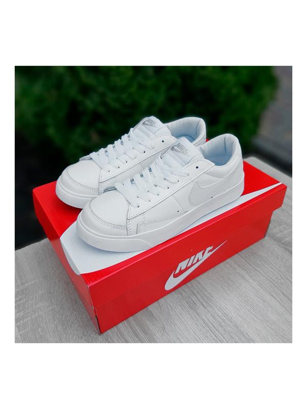 Кроссовки женские nike blazer low низкие белые / кросівки жіночі найк ...