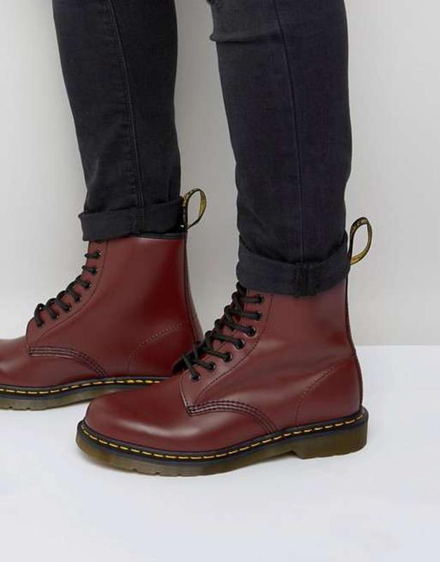 martens cherry red smooth