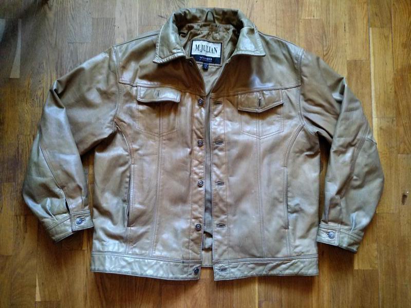 Кожанная куртка авиаторка wilsons leather — цена 199 грн в каталоге ...