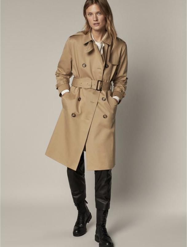Massimo dutti trench best sale