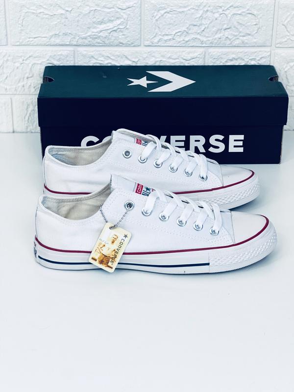 Кеди чоловічі білі конверс алл стар кеді літні чоловічі converse all ...