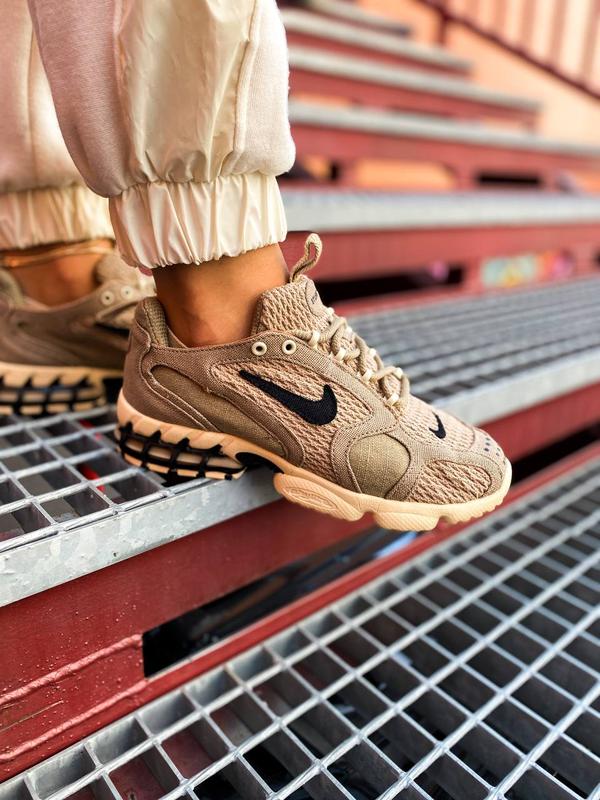 Бежевые кроссовки найк стуси кросівки найк стусі еір зум nike stussy ...