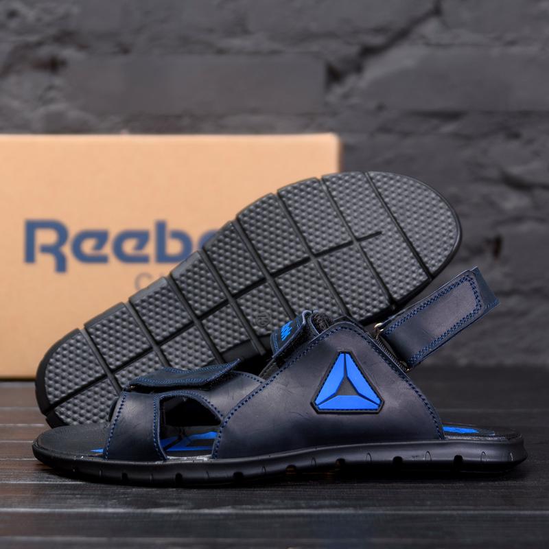 Мужские кожаные сандалии reebok ns blue — цена 689 грн в каталоге ...