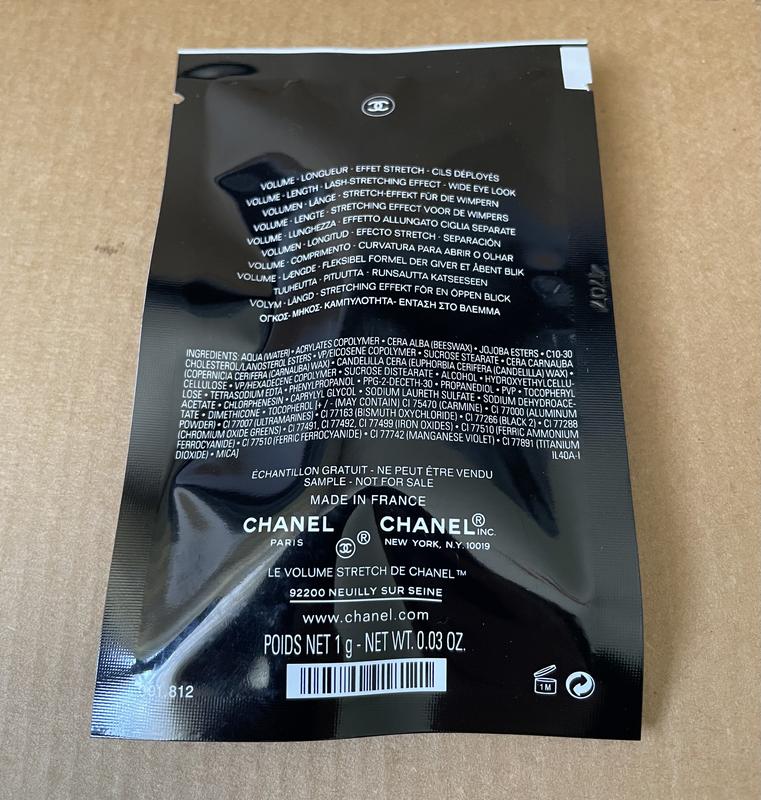 Chanel Le Volume De Chanel Black Mascara 10 Noir 1g/0.03oz New and Sealed  CHANEL