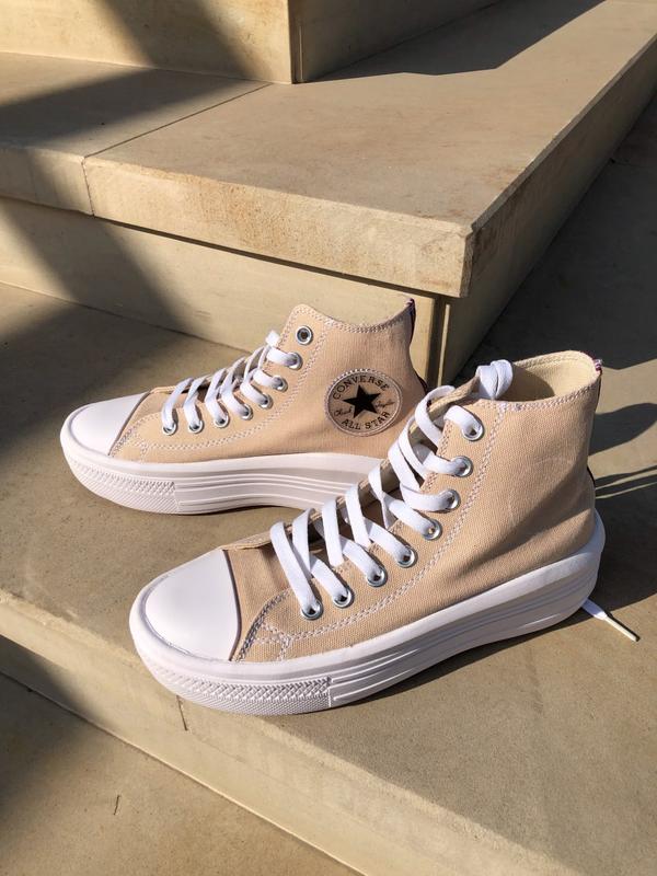 converse chuck taylor move high beige 36 37 38