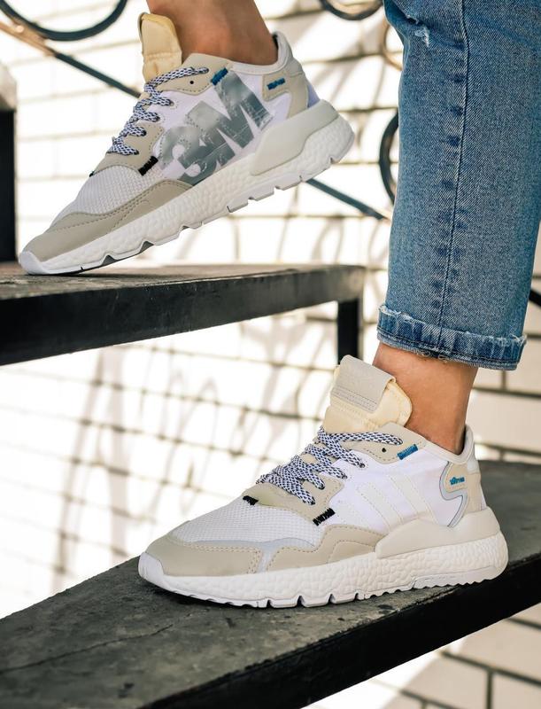 Adidas nite jogger x 3m white жіночі весенные кросівки адідас найт ...