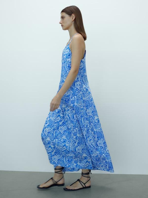 Massimo dutti paisley dress sales
