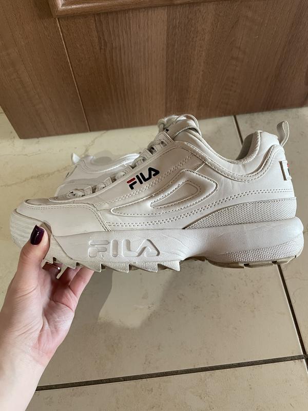 Кроссовки кроссы фила белые disruptor low fila — цена 800 грн в ...