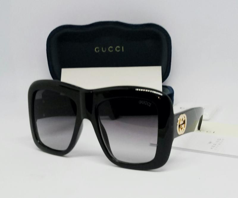 Очки в стиле gucci gg 0498 женские солнцезащитные большие массивные ...
