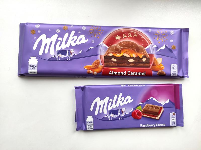 300 грам мілка шоколадка милка шоколадка карамель мигдаль молочна milka ...