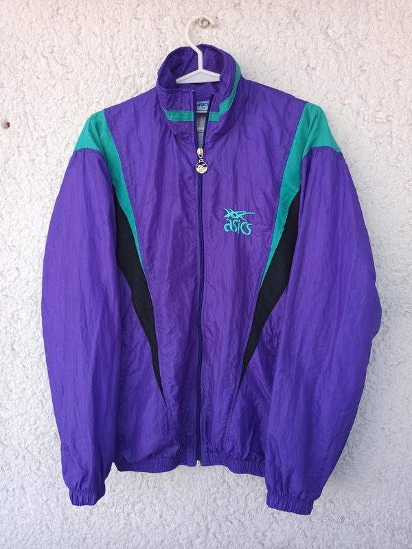 Олімпійка вітровка asics vintage m олимпийка ветровка кофта зип асикс ...