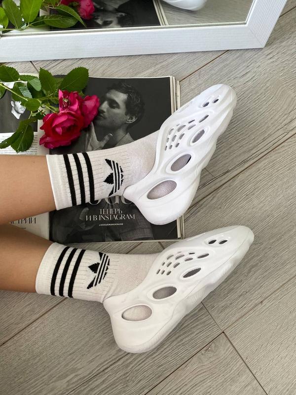 Літні сандалі адідас adidas yeezy foam runner white🍹36рр 44рр🍹, белые шлепанцы адидас, сланцы