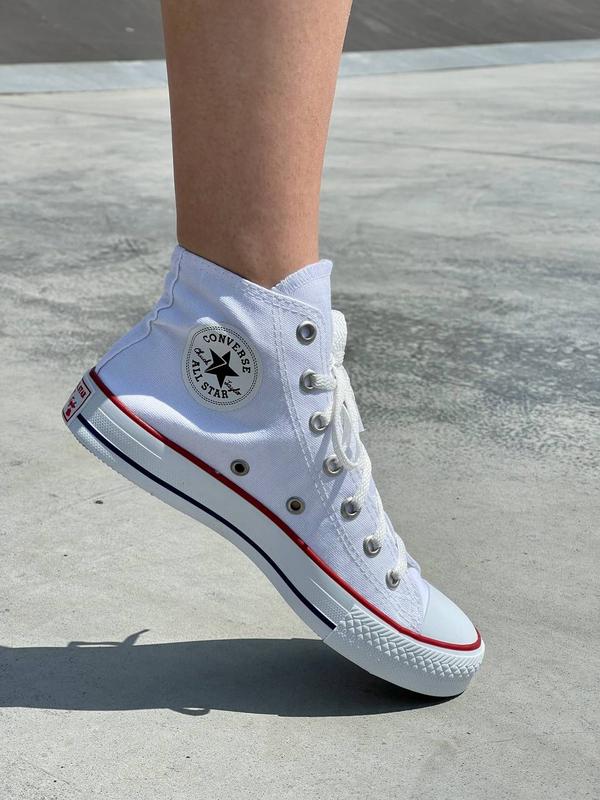 Жіночі високі білі кеди converse chuck taylor all star🆕высокие кеды ...