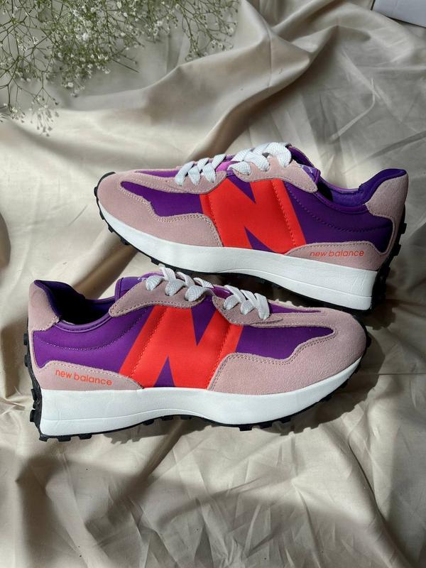 ️💜nb new balance 327 purple новинка яскраві трендові жіночі кросівки ...