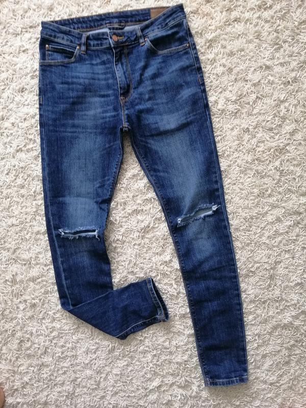 Красивые мужские джинсы рваные asos 31/32 в прекрасном состоянии — цена ...
