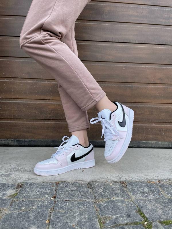 🌺nike air jordan 1 low light pink🌺жіночі кросівки найк джордан 1 ...