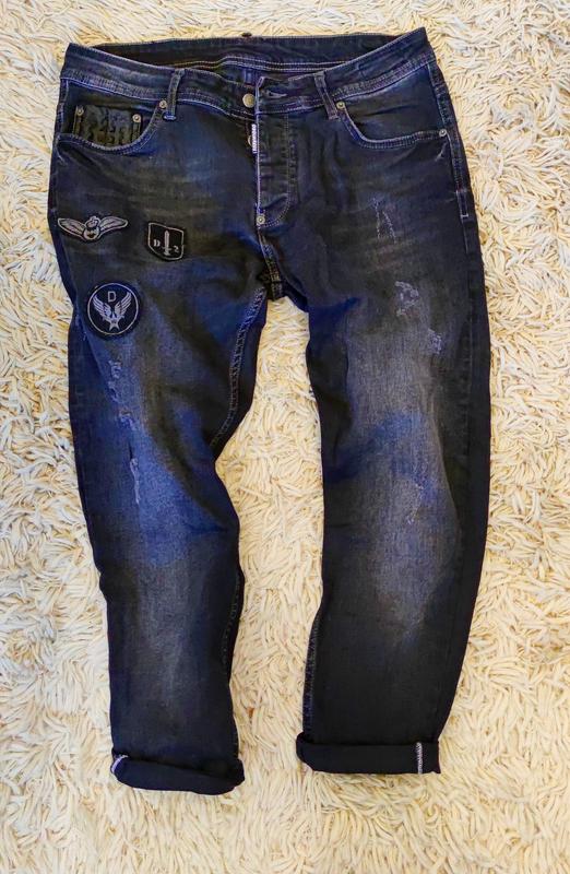 Мужские джинсы dsquared2 sidney slim lyc оригинал relaxed fit jeans ...