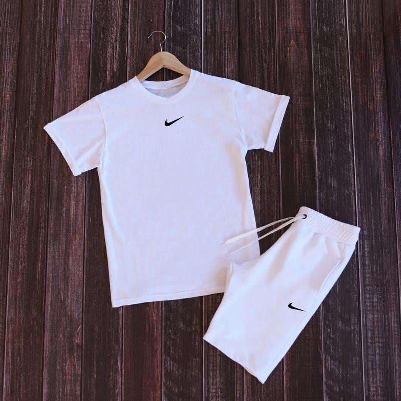 Летний белый спортивный костюм nike літній білий спортивний костюм найк ...