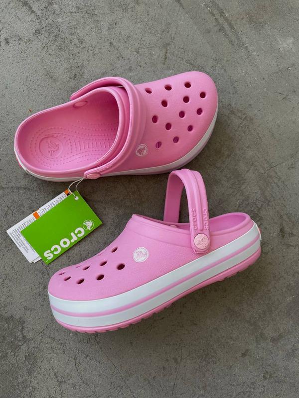 Рожеві крокси жіночі crocs pink classic кроксы розовые классические ...