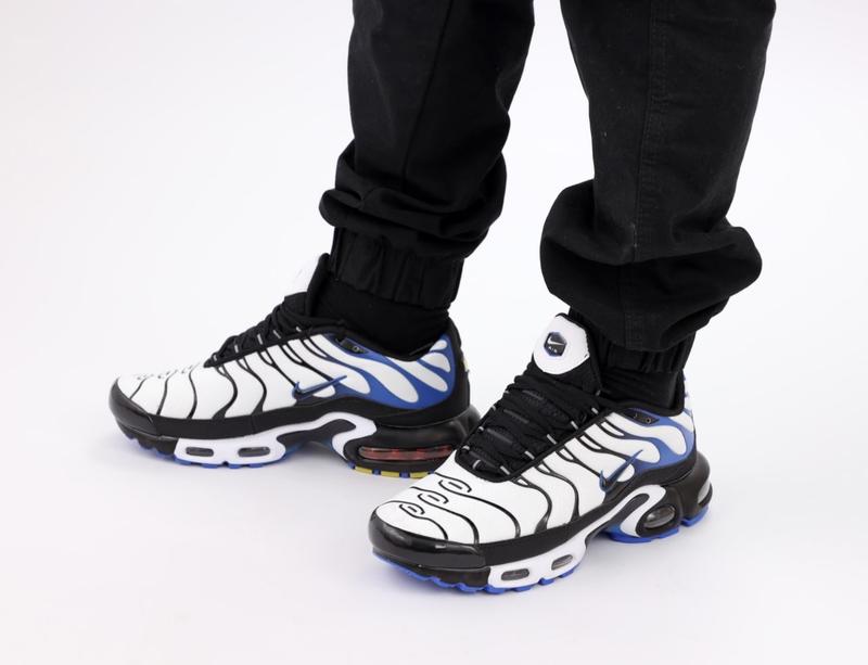 Nike air max tn plus white black, мужские кроссовки найк эир макс ...