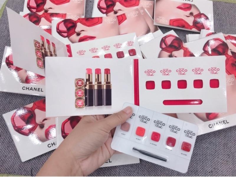 Набор палетка французских помада шанель chanel coco flash 60 beat 91 ...