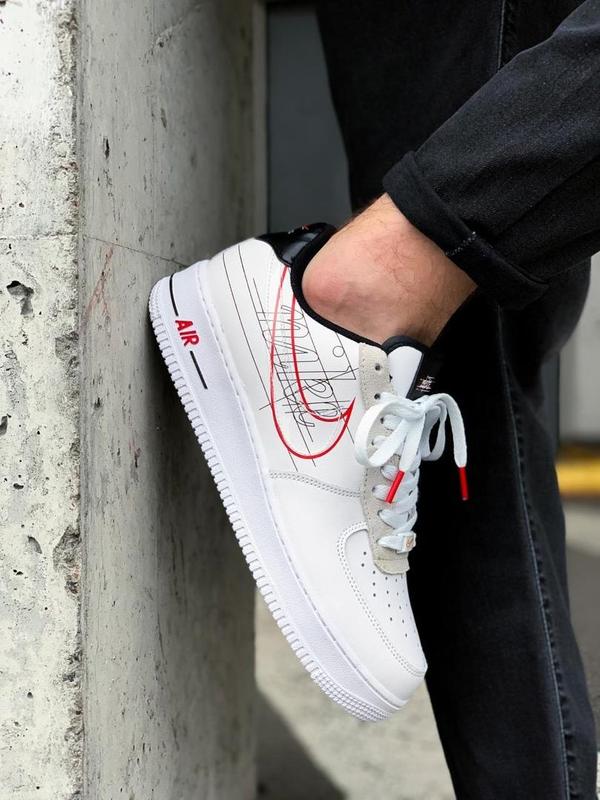 Nike af1 script sales swoosh