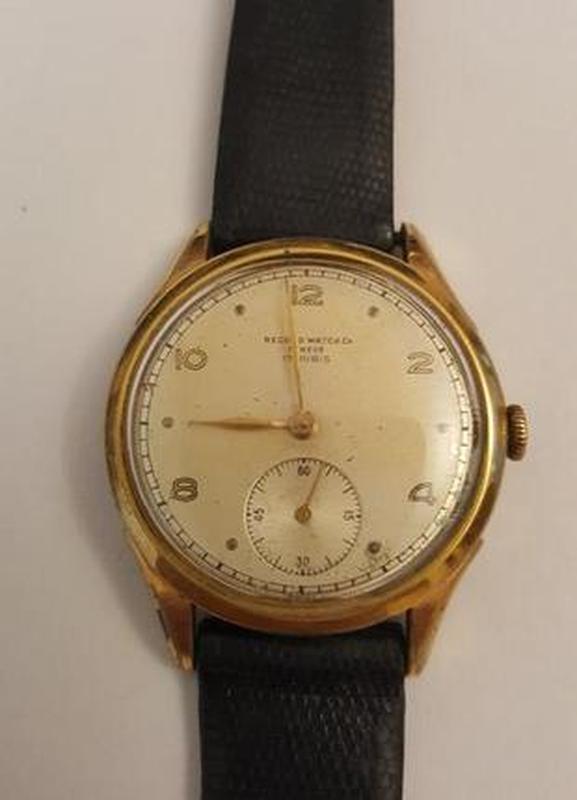 時計 RECORD WATCH Co GENEVE Швейцарские механические часы record watch co. geneve 50х-60 годов