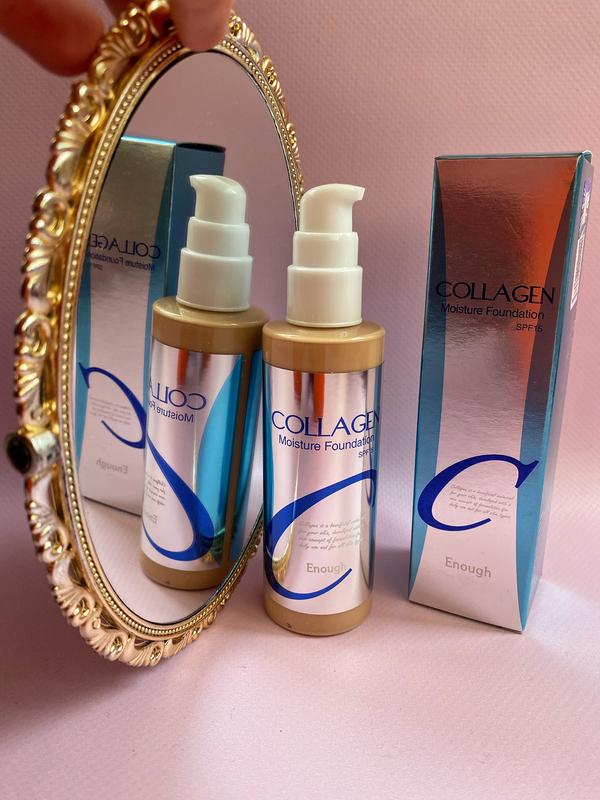 Зволожуючий тональний крем enough collagen moisture foundation spf 15 ...