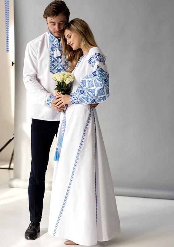 Вишита весільна сукня вишиванка жіноча вышиванка вышитое платье — ціна 3000  грн у каталозі Весільні сукні ✓ Купити жіночі речі за доступною ціною на  Шафі | Україна #98315457