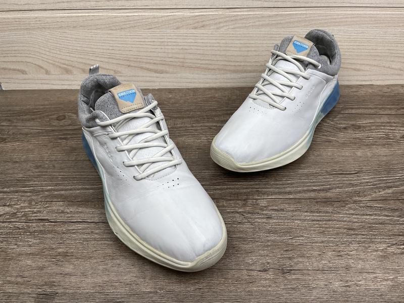 Кроссовки ecco s three biom gore tex мужские белые кожаные 44 45 orig ...