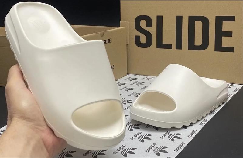 Тапки женские adidas yeezy slide белые (тапочки, шлепанцы, изи) — цена ...