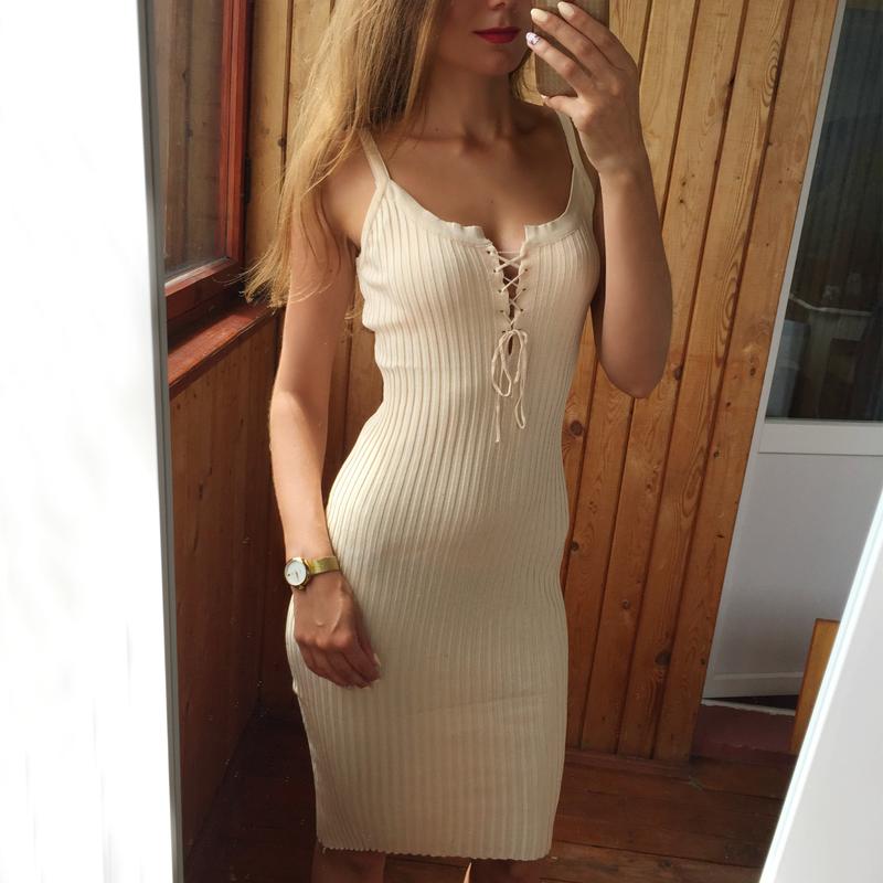 Платье лапша с ремнем