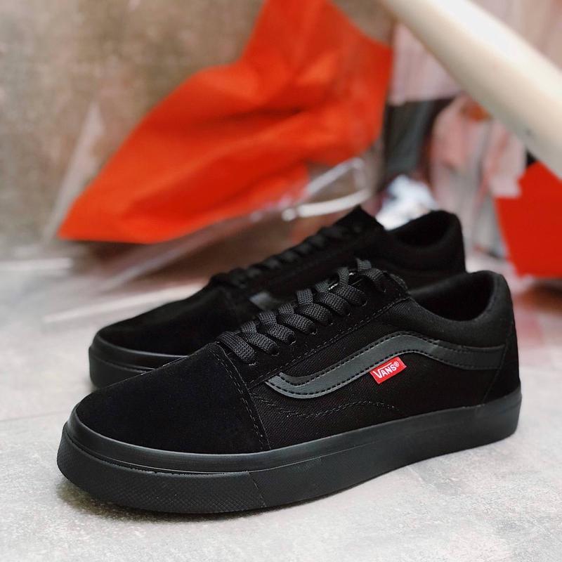 Кеди vans old skool black, кеди ванси чорні — ціна 1379 грн у каталозі ...