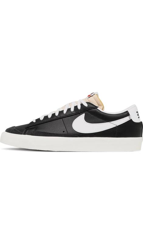 nike black and white blazers low