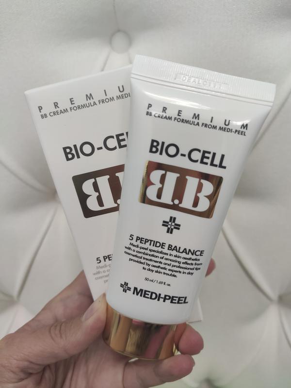 Вв-крем с комплексом пептидов medi-peel bio-cell bb cream 5 peptide ...