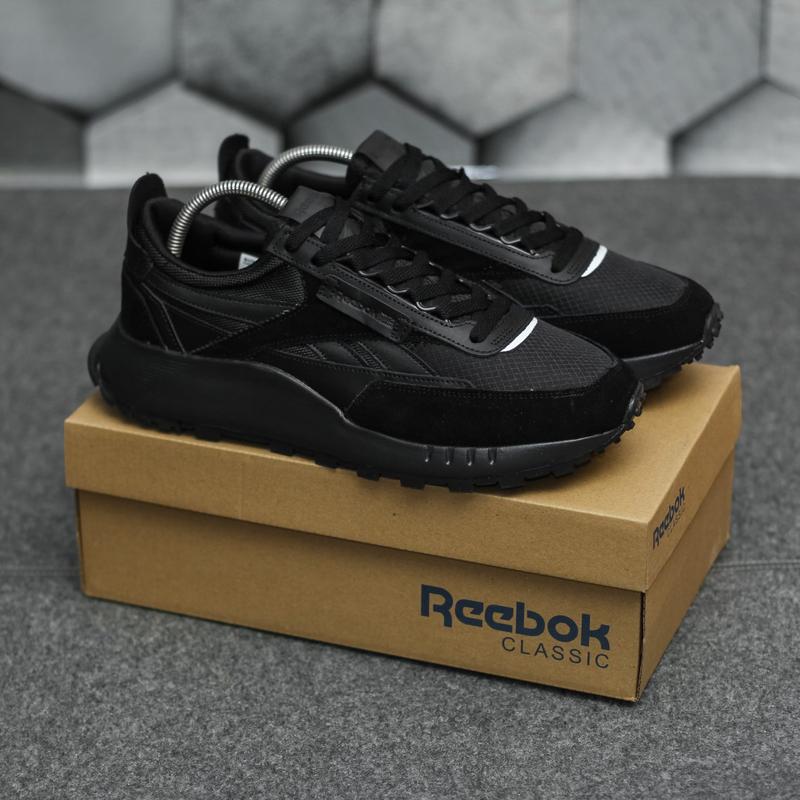 Reebok legacy black мужские кроссовки рибок черные кожа reebok legacy ...