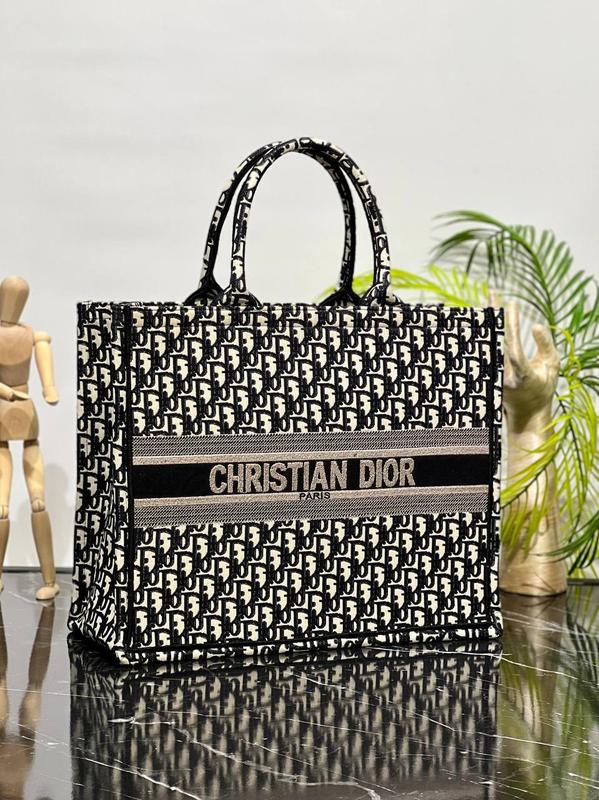 Шопер чорний жіноча в стилі christian dior крістіан діор сумка велика ...