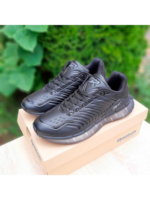 Кроссовки мужские reebok zig kinetica черные серые / кросівки чоловічі ...